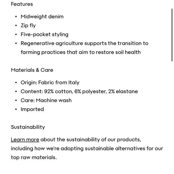 Denim Forum Aritzia Straight leg Jeans - Picture 9 of 11